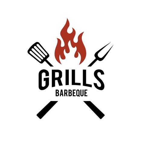 simple modern premium Barbecue logo design Food or grill template ...