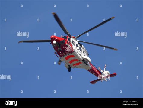 21/06/2022 Tilbury UK. Image shows an AgustaWestland AW189 Helicopter ...