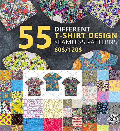 T-shirt design pattern bundle | Free download