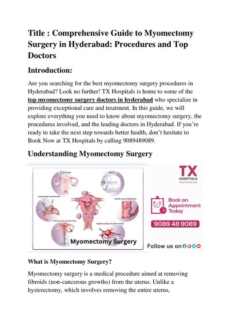 PPT - myomectomy procedure in hyderabad PowerPoint Presentation, free ...