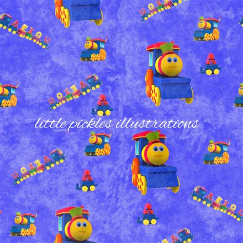 Bob the Train Seamless Design ,pattern Design, Illustration - Etsy