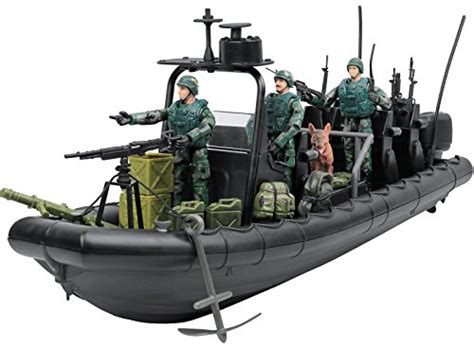 Click N’ Play Military Special Operations Combat Dinghy Boat 26 Piece ...