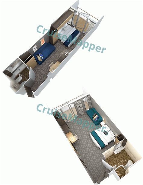 Oasis Of The Seas cabins and suites | CruiseMapper