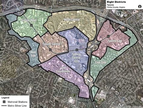 Planning for a More ‘Neighborhood’ Feel, Tysons is Divided into Eight ...