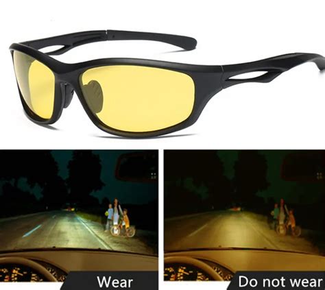 Night Vision Glasses For Headlight Polarized Driving Sunglasses Yellow ...