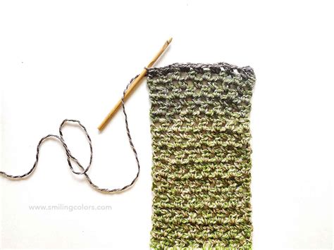 One Skein Crochet Scarf in just 3 days! - Smiling Colors