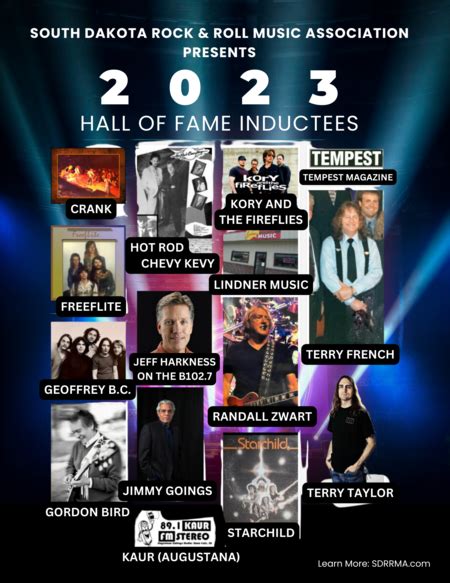 2023 South Dakota Rock & Rollers Hall of Fame Inductees Announced ...