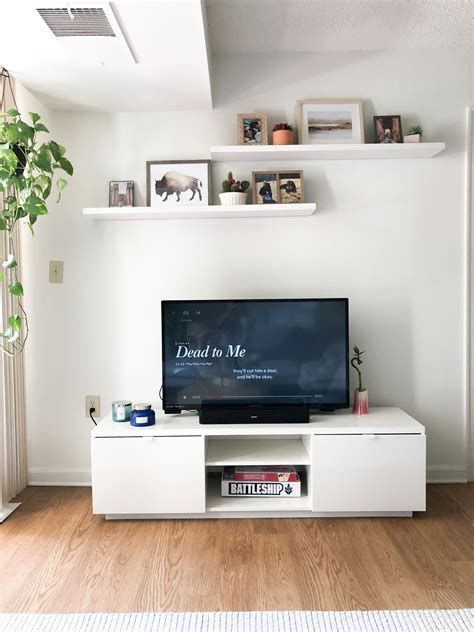 Beautiful Floating Shelves Above Tv Diy Bookshelf Wall