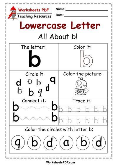 Find The Letter B Worksheets