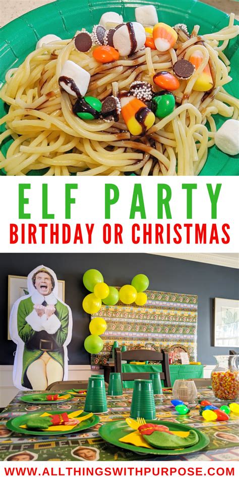 Buddy the Elf Themed Birthday or Christmas Party Elf Themed Christmas ...