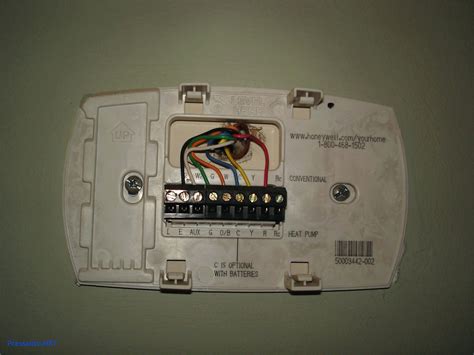 2 Wire Thermostat Wiring Diagram Heat Only Honeywell