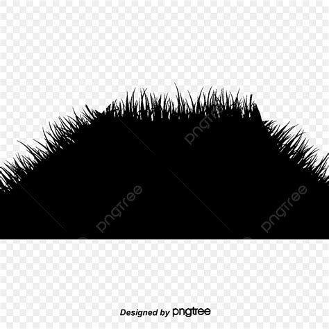 Grasses Silhouette Transparent Background, Black Grass, Grass Clipart ...