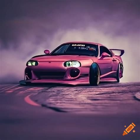 Toyota supra mk4 drift wallpaper on Craiyon