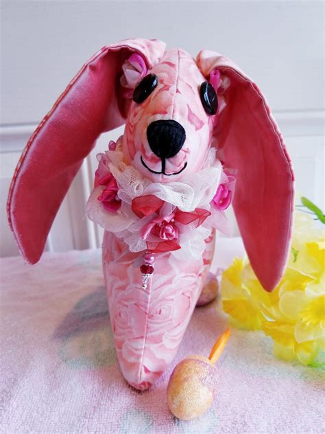 Easter Bunny Stuffed Animal Easter Decor Home Decor - Etsy