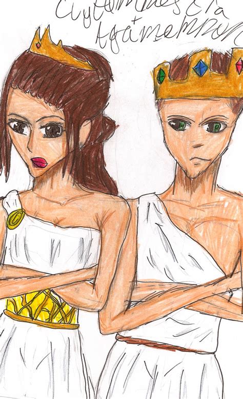 Clytemnestra And Agamemnon:The Not-so-Happy Couple by owlkatz on DeviantArt