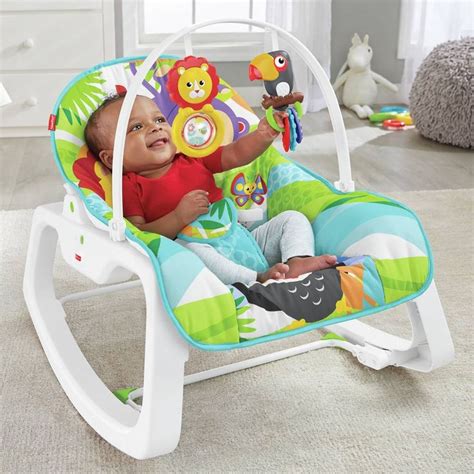 Buy Fisher-Price Infant To Toddler Rocker - Rainforest | Baby bouncers ...