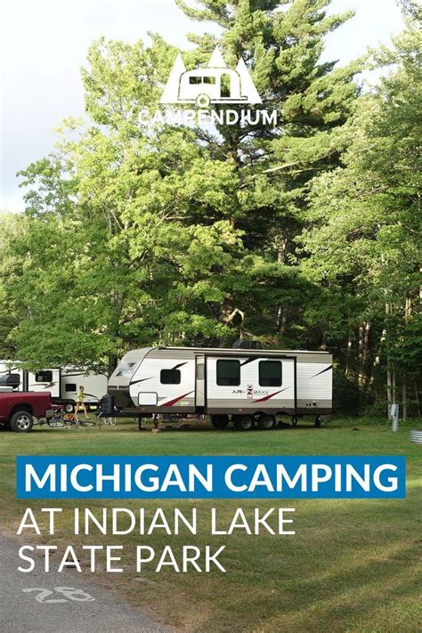 Michigan Camping At Indian Lake State Park Camping Glamping, Camping ...