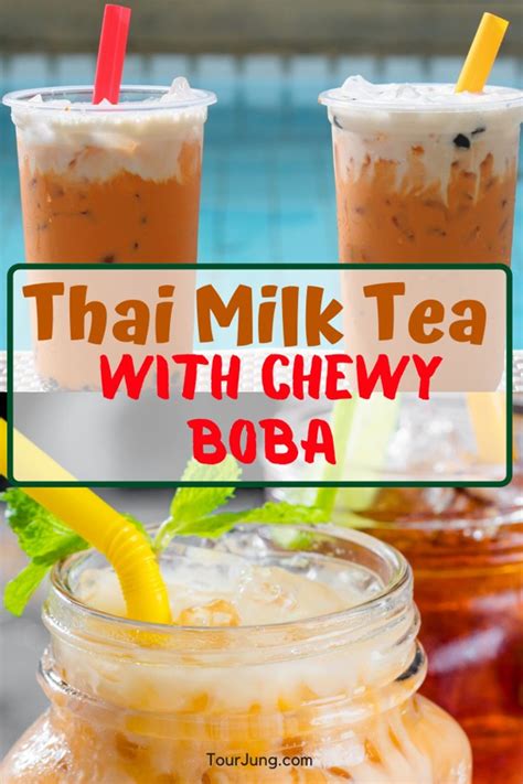 Easy Thai Milk Tea Recipe (Cha Yen) & Boba - Thai Bubble Tea