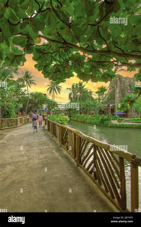 Polynesian Cultural Center Stock Photo - Alamy