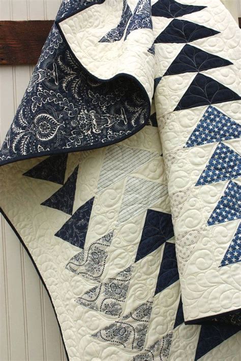 Cotton Berry Quilts | Quilts, Indigo quilt, Flying geese quilt