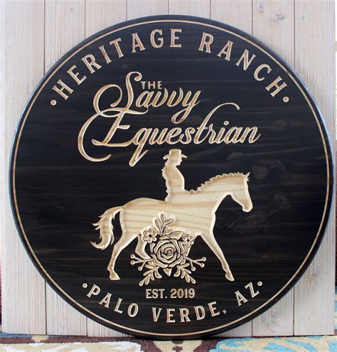 Personalized Horse Sign, Equestrian Sign, Ranch Signs, Horse Ranch ...