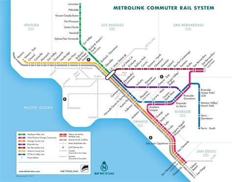 Metrolink Weekends | Metrolink - Amtrak California Surfliner Map ...