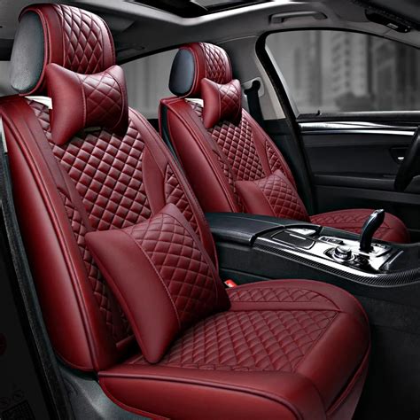 Custom Car Seat Cover Universal Seat Luxury Leather Car Seat Car ...