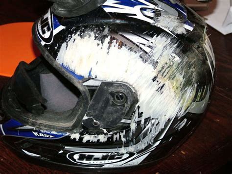 28 Shocking Photos of Post-Crash Helmets That Are Powerful Reminders To ...