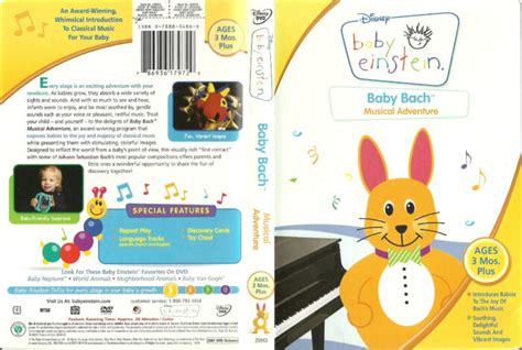 Baby Einstein: Baby Bach (2004-2007) R1 DVD Cover - DVDcover.Com