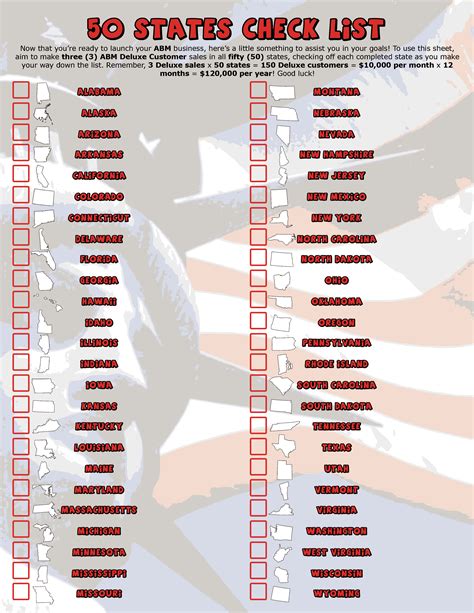 Free Printable Printable State Quarters Checklist - Printable Word Searches