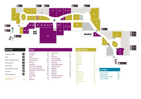 Airport maps | Edinburgh Airport