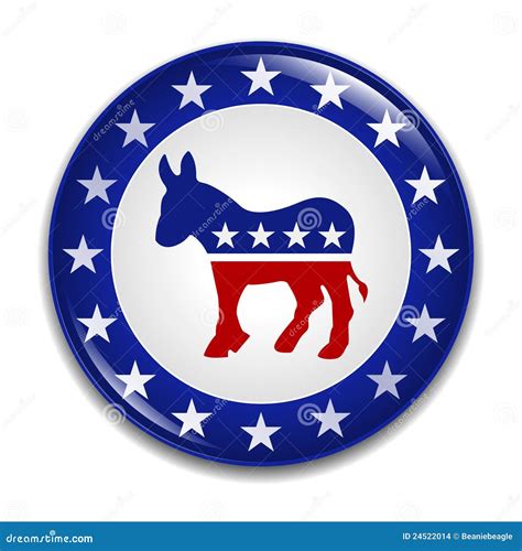 Democratic Party Logo Badge Editorial Stock Image - Image: 24522014