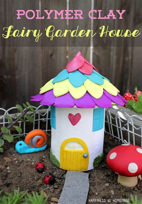 Make Your Own Fairy Garden Houses & Decorations - Happiness is Homemade