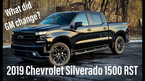 2019 Chevy Silverado 1500 Rst Specs