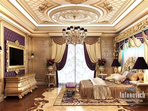 Master Bedroom For Luxury Royal Palaces – Classical Interior Design ...