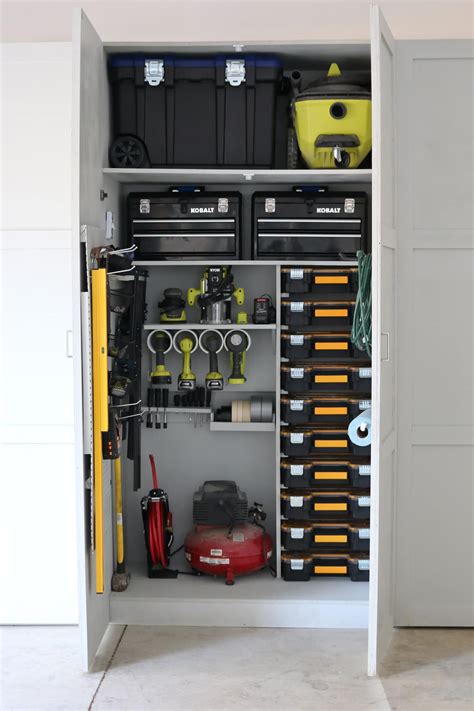 Garage Tool Cabinets / Tool Cabinet - FineWoodworking : The black ...