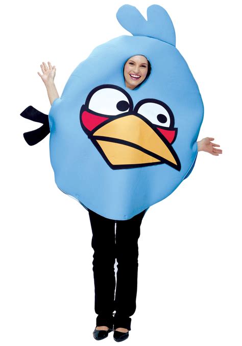 Angry Birds Adult Blue Bird Costume - Halloween Costume Ideas 2023