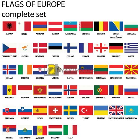 Flags of Europe by Lirch Vectors & Illustrations with Unlimited ...