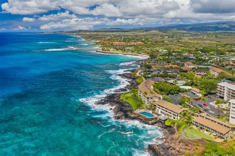 Poipu Shores 305A Air Conditioned, Oceanfront, Heated Pool, Double ...