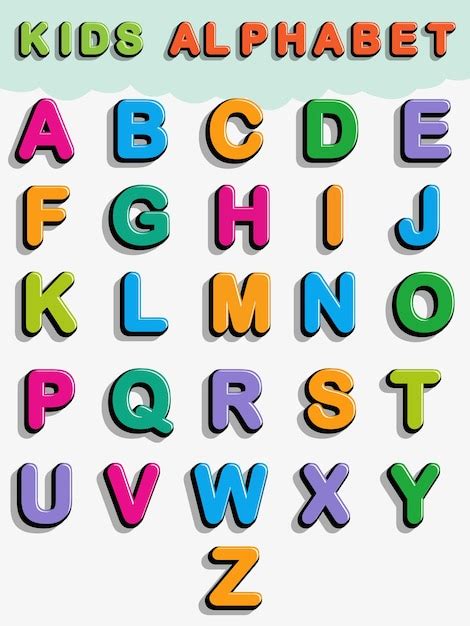 Wall Mural Alfabeto Lettere Maiuscolo Stickers Alphabet Letters ...