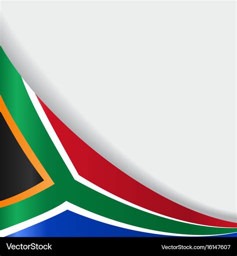 South african flag background Royalty Free Vector Image