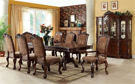 CM3103T Cromwell Dining Table in Antique Style Cherry w/Options