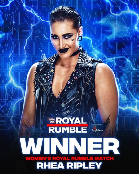 Rhea Ripley | Women's Royal Rumble Match winner | WWE Royal Rumble 2023 ...