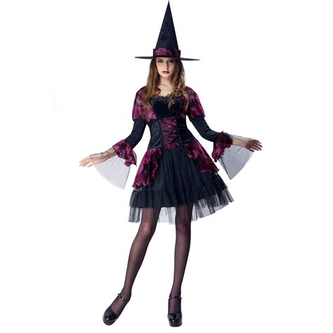 Pink Gothic Witch Adult Halloween Costume - Walmart.com - Walmart.com