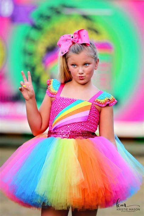 Jojo Siwa Tutu Dress Jojo Birthday Jojo Siwa Costume - Etsy