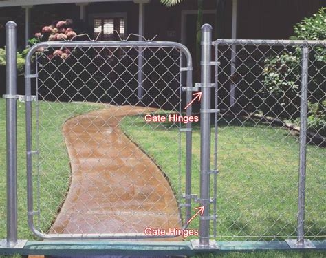 Chain Link Gate Hinges for Residential Single Walk Gate