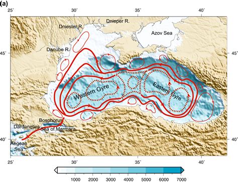 Mediterranean Sea Depth Contours