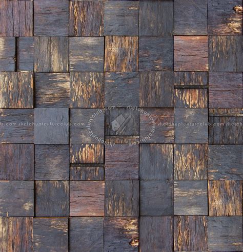 Old wood wall panels texture seamless 04568