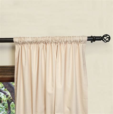 Wide Pocket Curtain Rod Installation Home Design Ideas