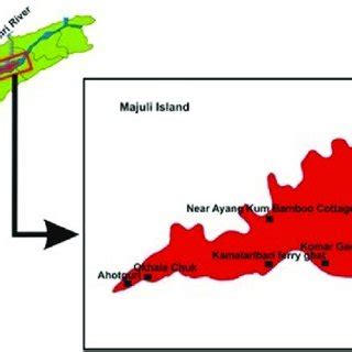 Location map of Majuli Island | Download Scientific Diagram